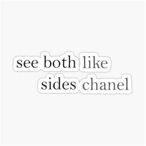 I See Both Sides Like Chanel T Shirt Bisexual Shirt Funny Frank 